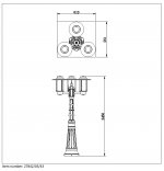 Светильник уличный столб Lucide 27842/03/43 GOESS