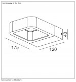 Настенный светильник бра Lucide 27867/05/31 TRYWO