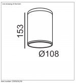 Потолочный светильник Lucide 27870/01/30 TUBIX