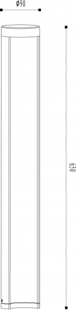 Уличный светильник столб Lucide 27874/65/30 COMBO