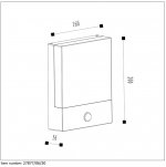 Настенный светильник бра Lucide 27877/06/30 LIMBA