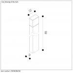 Уличный светильник столб Lucide 27878/90/30 LIMBA