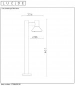 Уличный светильник столб Lucide 27886/65/30 NANDO