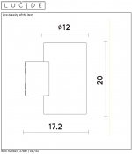 Настенный светильник бра Lucide 27887/01/61