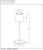 Настольная лампа Lucide 27888/02/31