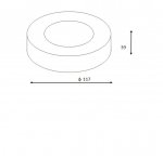 Потолочный светильник Lucide 28106/11/31 BRICE-LED