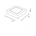 Потолочный светильник Lucide 28107/22/31 BRICE/LED