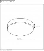 Потолочный светильник Lucide 28112/30/31