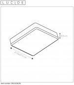 Потолочный светильник Lucide 28113/30/30