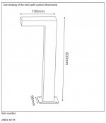 Светильник уличный столб Lucide 28851/60/30 TEXAS