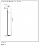 Уличный светильник столб Lucide 28851/61/30 TEXAS