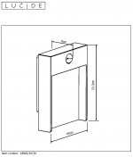 Настенный светильник бра Lucide 28863/15/30