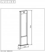 Уличный светильник столб Lucide 28864/15/30