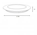 Встраиваемый светильник Lucide 28906/18/31 BRICE/LED