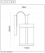 Настенный светильник бра Lucide 29825/01/30