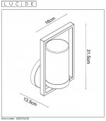 Настенный светильник бра Lucide 29827/01/30