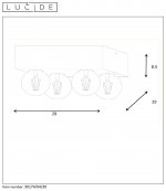 Потолочный светильник Lucide 30174/04/30