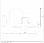 Настенный светильник бра Lucide 30276/01/38 R?MER