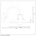 Настенный светильник бра Lucide 30276/01/38 R?MER