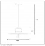 Подвесной светильник Lucide 30375/40/38 R?MER