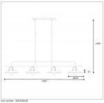 Подвесной светильник Lucide 30376/04/38 R?MER