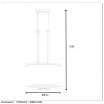 Подвесной светильник Lucide 30390/43/97 BRUNELLO