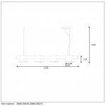 Подвесной светильник Lucide 30481/08/31