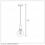 Подвесной светильник Lucide 30490/01/02 DROOPY 