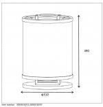 Настольная лампа Lucide 30590/30/97 BRUNELLO