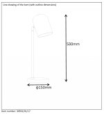 Настольная лампа Lucide 30592/01/17 BLINY