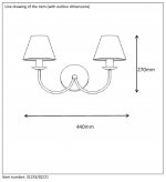 Светильник бра Lucide 31233/02/21 CAMPAGNE