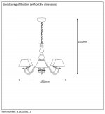 Люстра Lucide 31333/06/21 CAMPAGNE