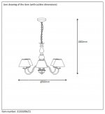 Люстра Lucide 31333/06/21 CAMPAGNE