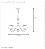 Люстра Lucide 31333/06/41 CAMPAGNE