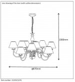 Люстра Lucide 31333/12/41 CAMPAGNE