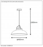 Подвес Lucide 31348/01/15 HAMOIS