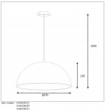 Светильник белый Lucide 31410/50/31 RIVA