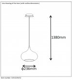 Подвес Lucide 31412/24/12 RIVA