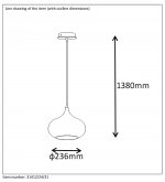 Подвес Lucide 31412/24/31 RIVA