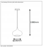 Подвес Lucide 31412/24/39 RIVA