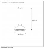 Подвес Lucide 31456/30/85 BORIS