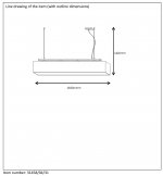 Подвес Lucide 31458/04/31 COLLOM
