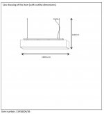 Подвесной светильник Lucide 31458/04/36 COLLOM