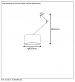 Подвес Lucide 31459/45/36 ELENI