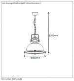 Подвесной светильник Lucide 31471/46/11 OLD BURDIE