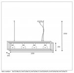 Подвесной светильник Lucide 31472/04/12 ORIS