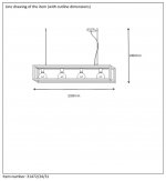 Подвесной светильник Lucide 31472/24/31