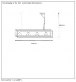 Подвесной светильник Lucide 31472/24/31