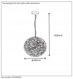 Люстра подвесная Lucide 31476/50/31 GALILEO