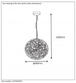 Люстра подвесная Lucide 31476/50/31 GALILEO